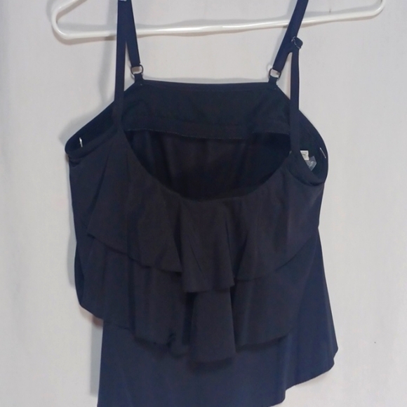 KENNETH COLE REACTION NIGHTIE  SIZE M IN A BLACK NYLON ELASTIC MATERIAL - Picture 1 of 6